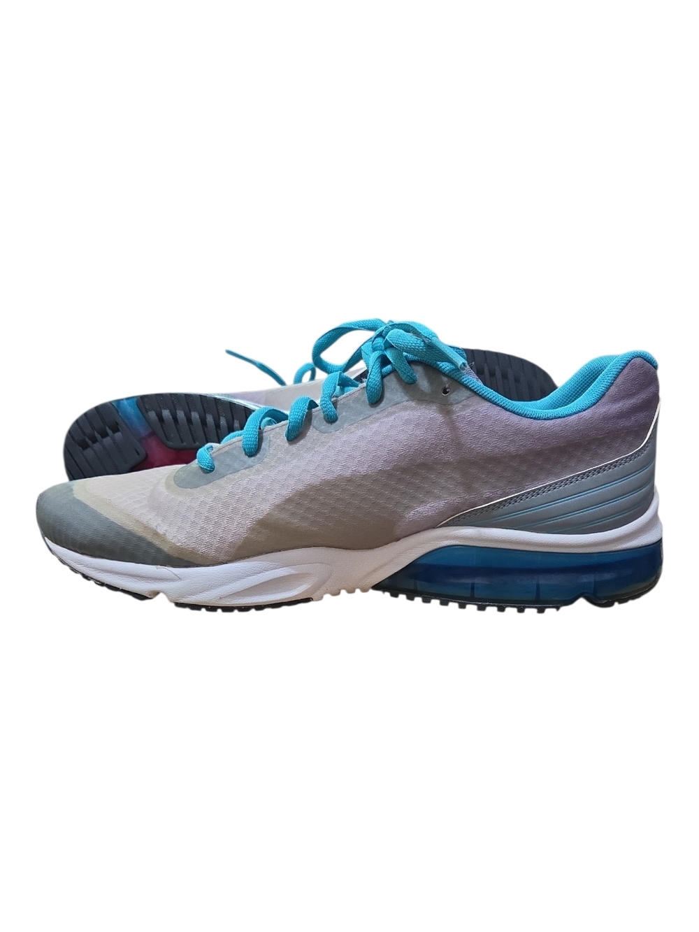 Puma Women's Teal and Gray Athletic Shoe - Picture 9 of 14